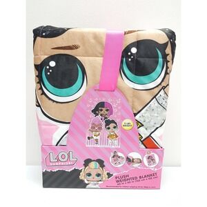 LOL Surprise! 5 lb Soft Plush Weighted Blanket 40"x 60" Velvety Child 3yo+ 40lb+